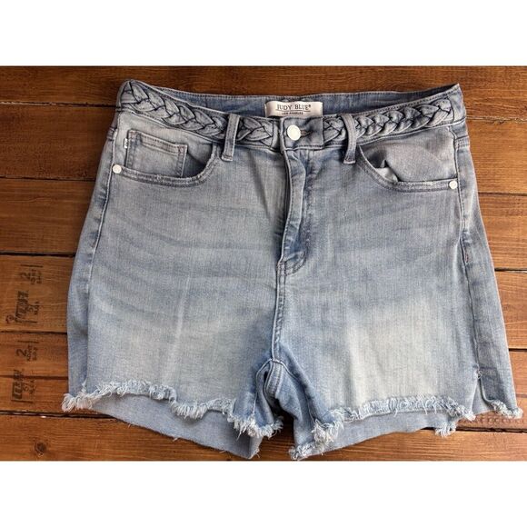 Judy Blue 2 Button Denim Dad Shorts (S-3X)